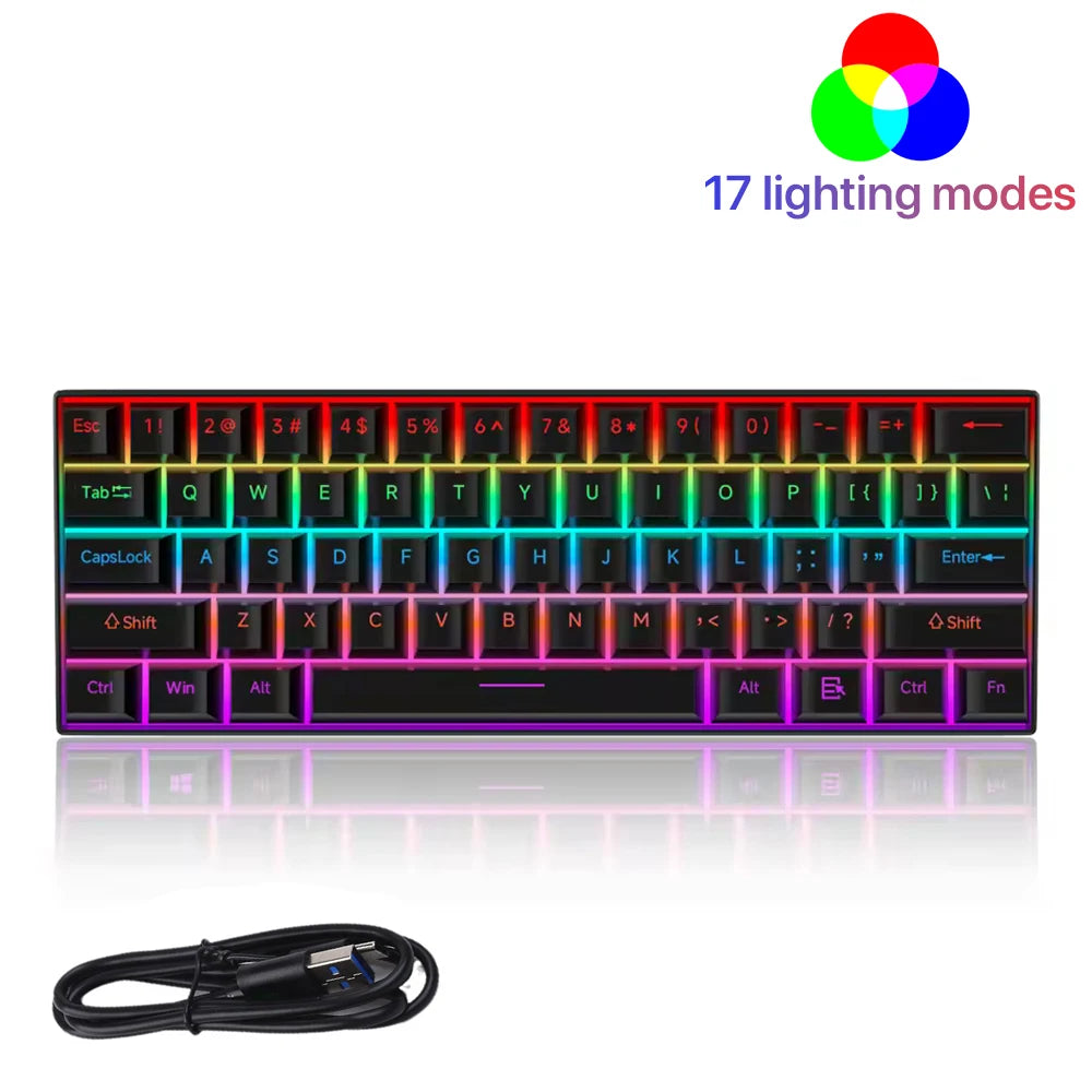 61 key mechanical compact keyboard