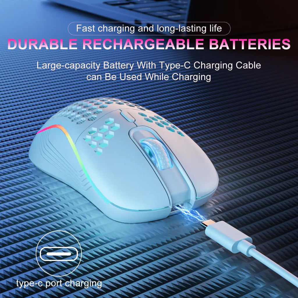 Breathable Backlit Wireless Mouse