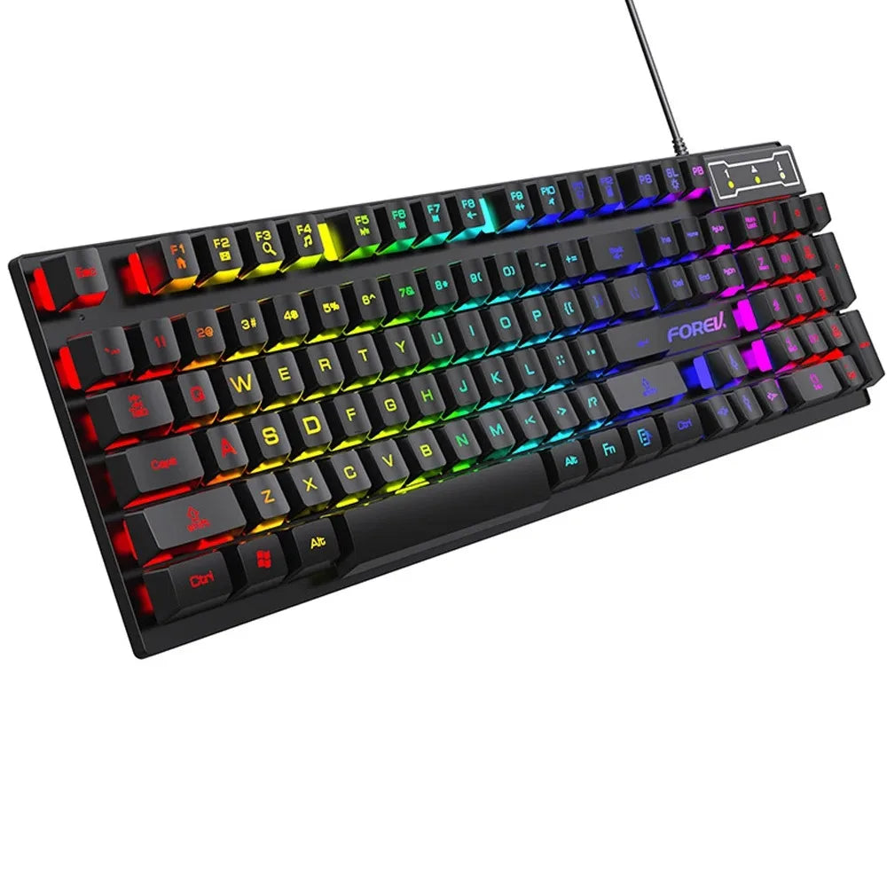Backlit Keyboard and Mouse Set