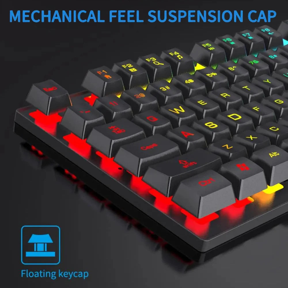 Backlit Keyboard and Mouse Set