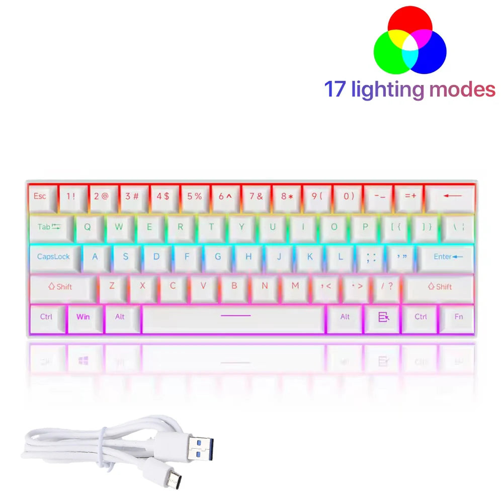 61 key mechanical compact keyboard