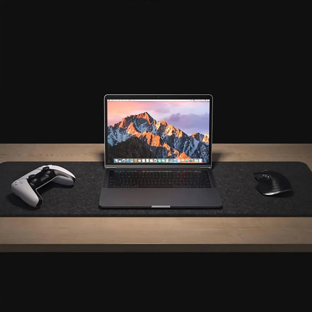 Felt Desk Mat Computer Mat for Desk(31.5x15.7Inches)